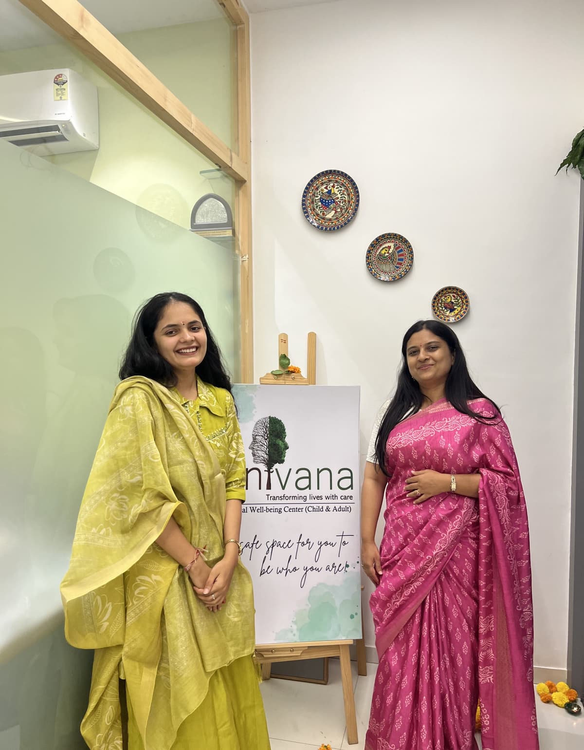 Poonam Vipani and Rajvee Shah - Founders of Santvana Psychological Well-Being Centre